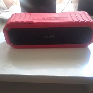 Two portable speakers